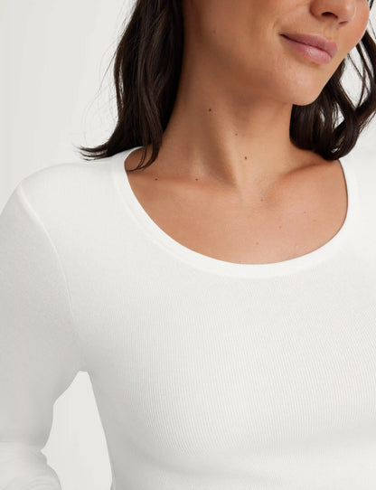 Women's Micro Rib Long Sleeve Tee