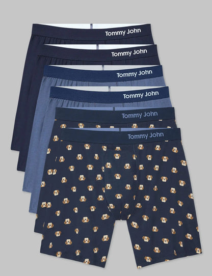 Cool Cotton Relaxed Fit Boxer 6" (6-Pack)