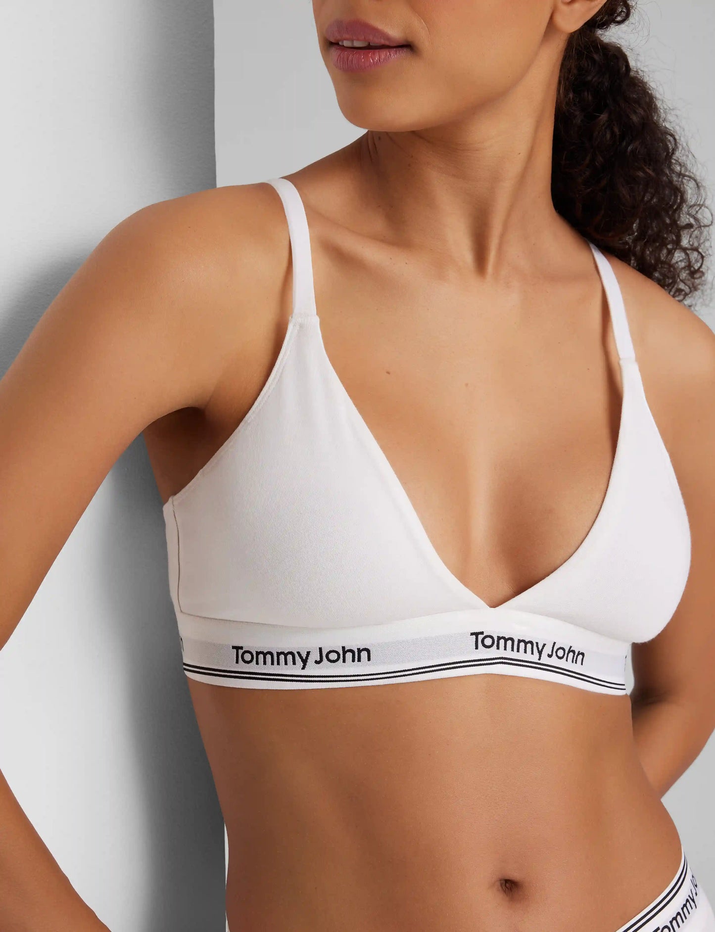 Signature Cotton Triangle Bralette