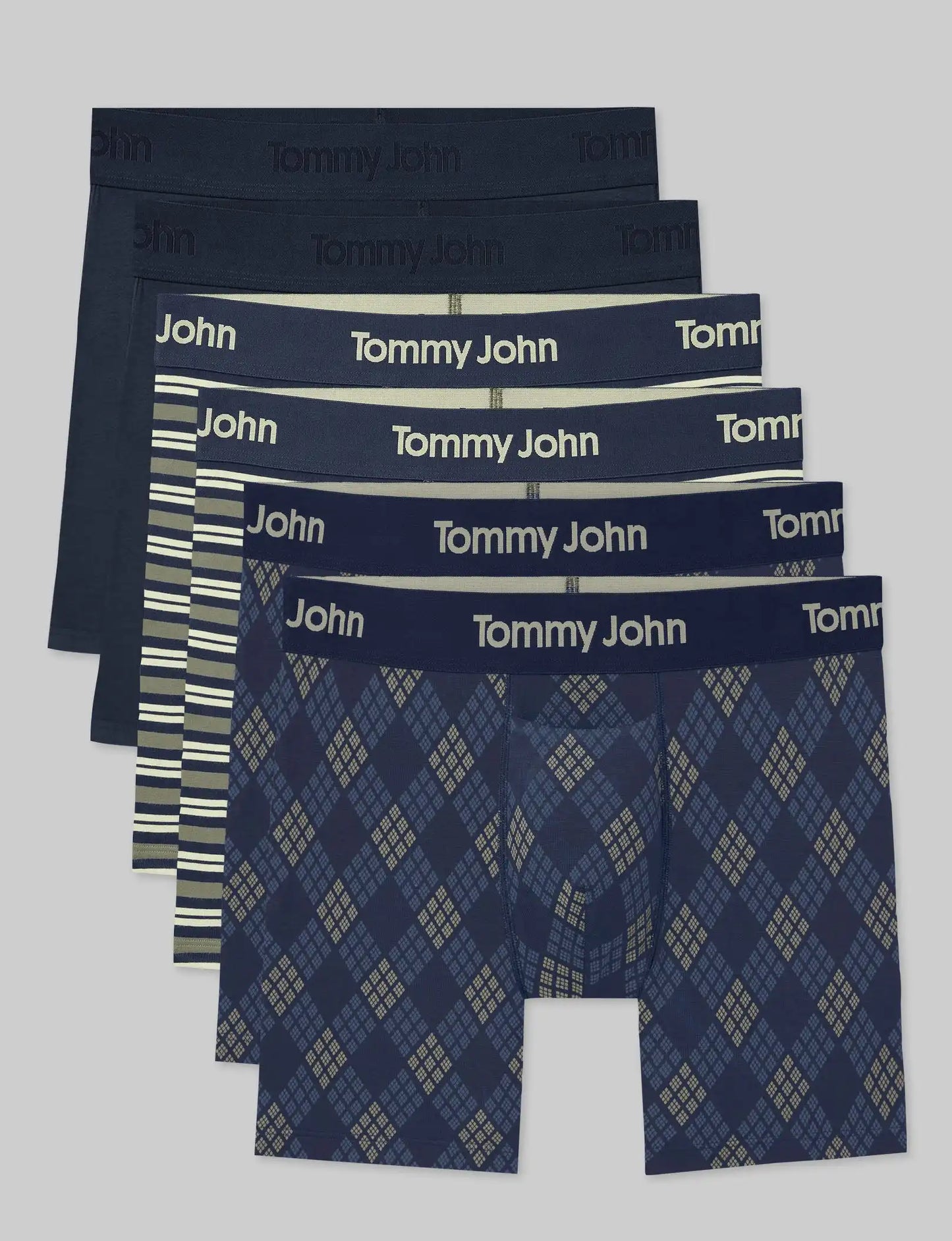 Second Skin Mid-Length Boxer Brief 6" (6-Pack)