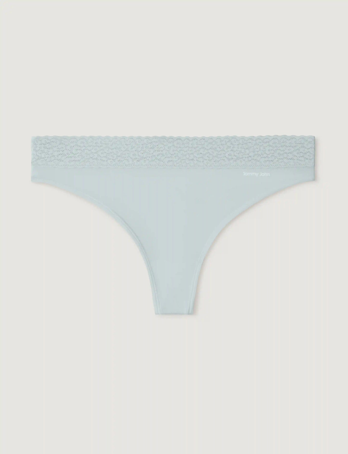 Women's Second Skin Thong, Lace Waist