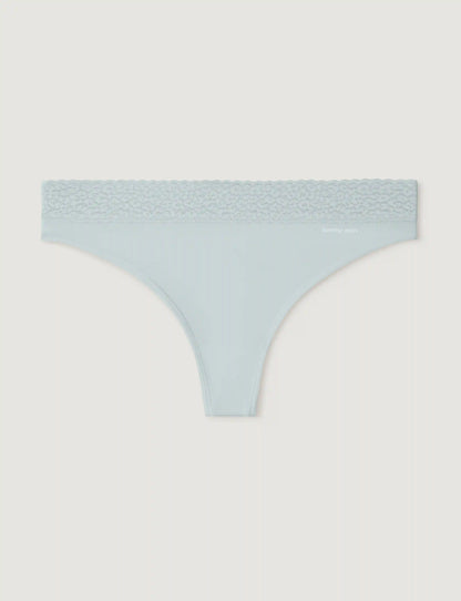 Women's Second Skin Thong, Lace Waist