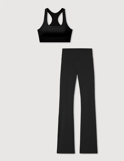 Women's Flare Legging & Sports Bra Set