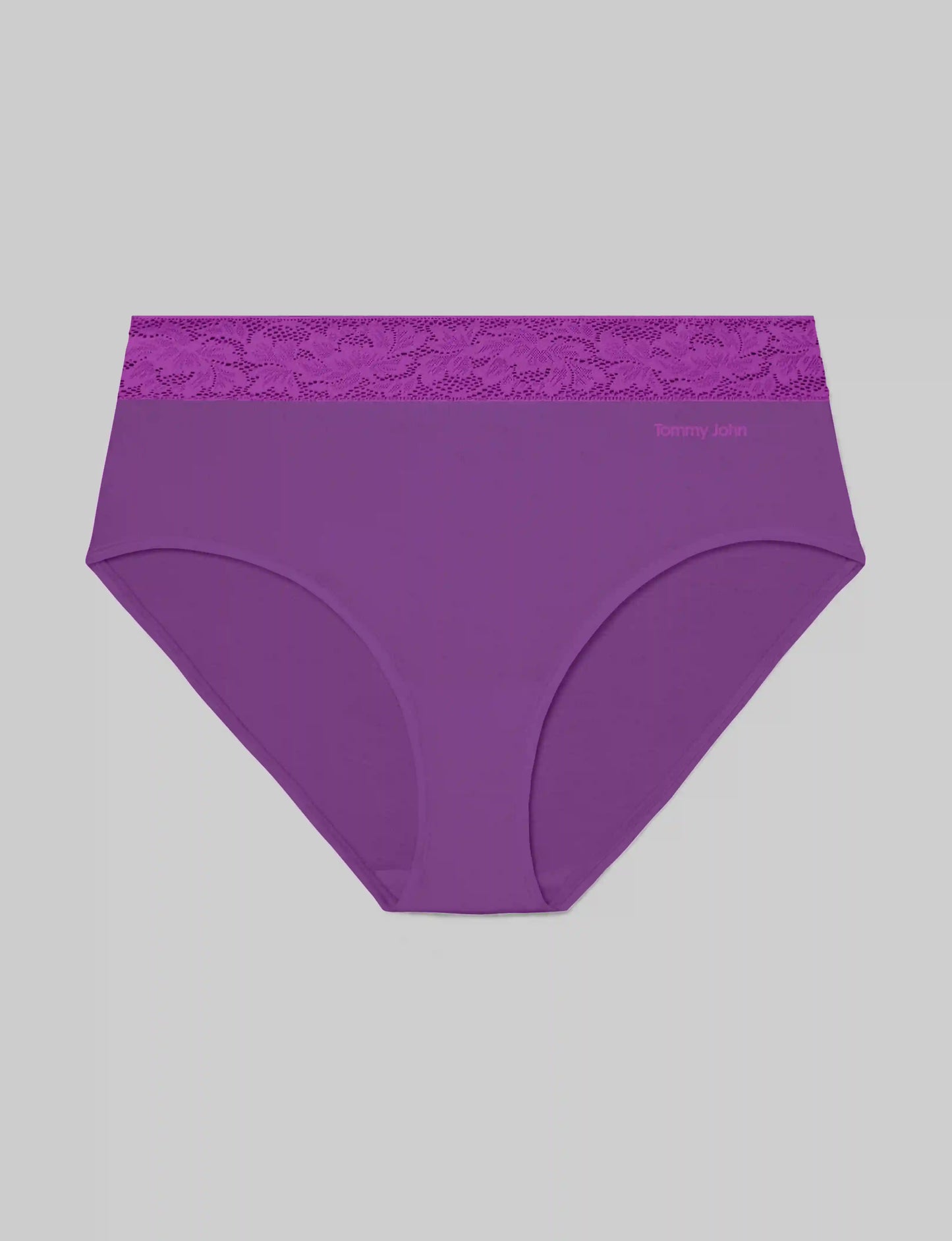 Women's Second Skin High Rise Brief, Lace Waist