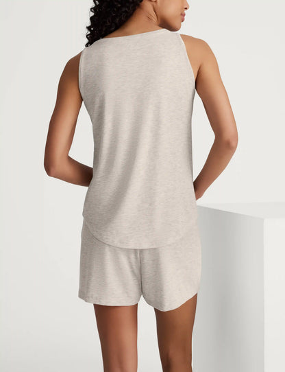 Women's Second Skin Sleep Pocket Tank & Short Set