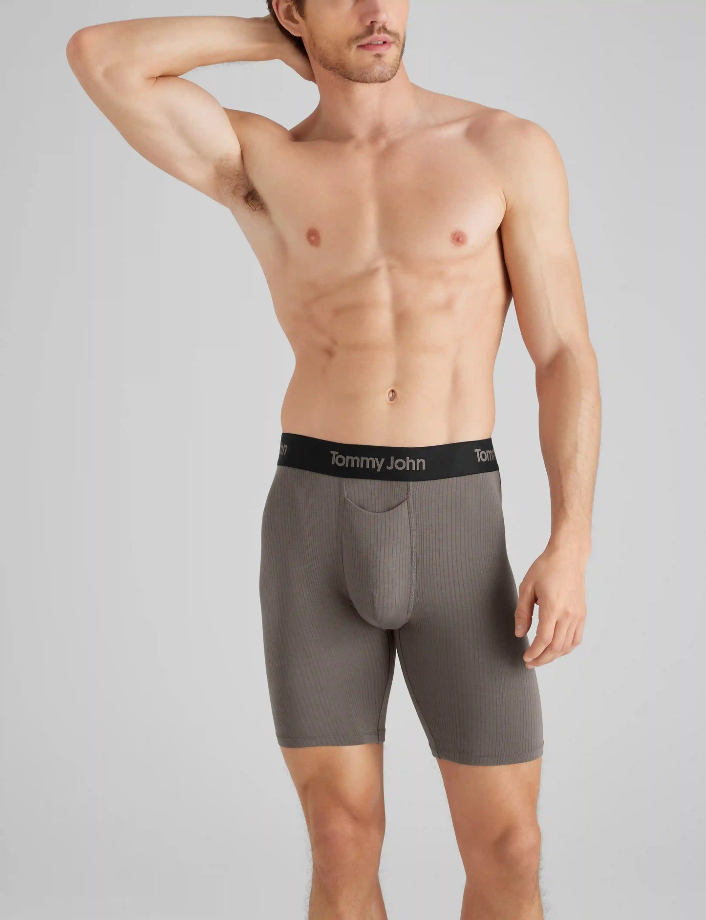 Second Skin Luxe Rib Boxer Brief 8"
