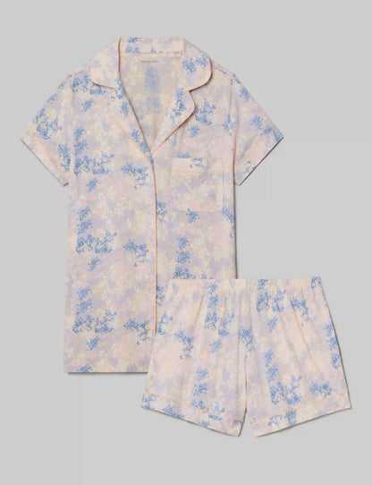 Women's Downtime Pajama Top & Short Set