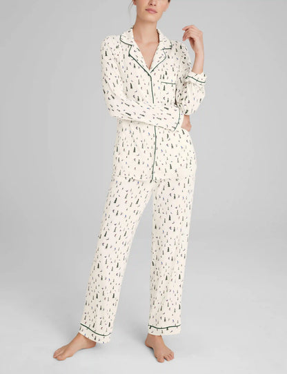 Women's Downtime Long Sleeve Pajama Top & Pant Set
