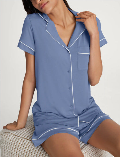 Women's Downtime Pajama Top & Short Set