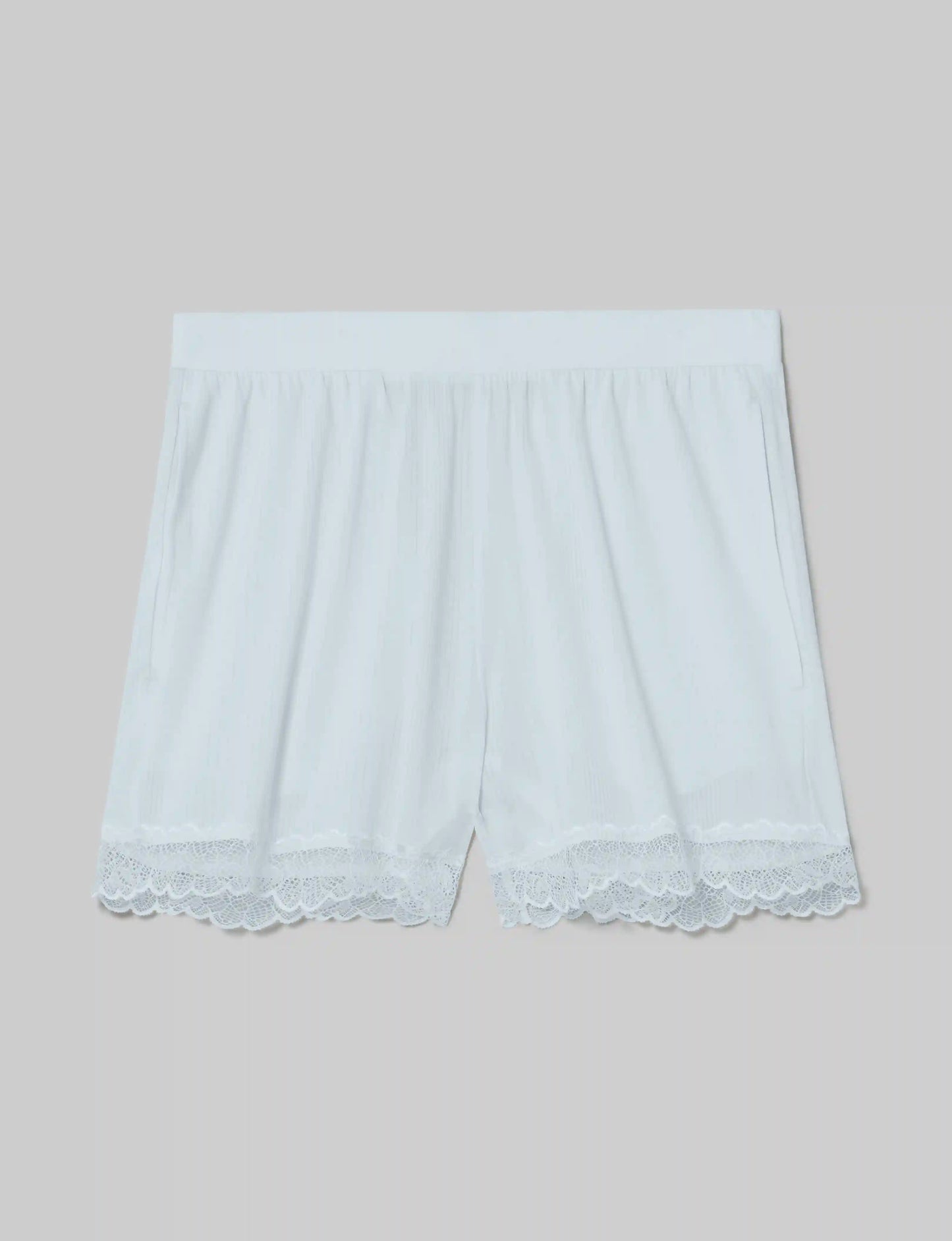 Women's Second Skin Luxe Rib Lace Short