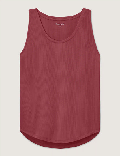 Women's Second Skin Luxe Rib Sleep Tank