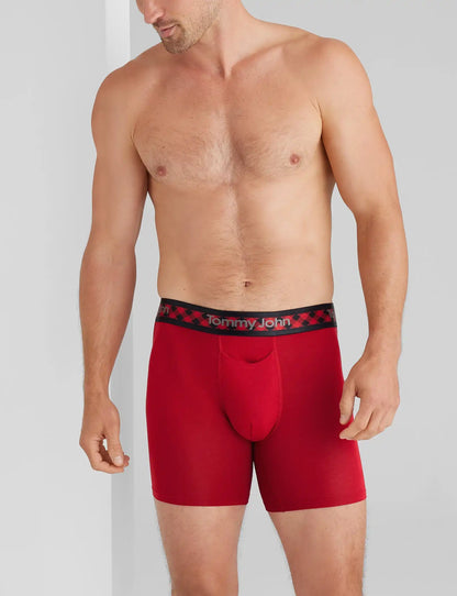 Second Skin Mid-Length Boxer Brief 6"