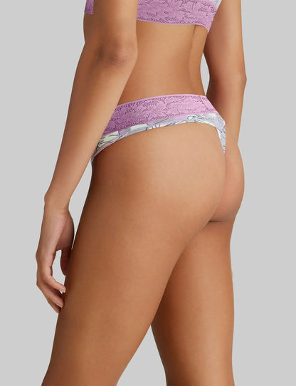 Women's Second Skin Thong, Lace Waist