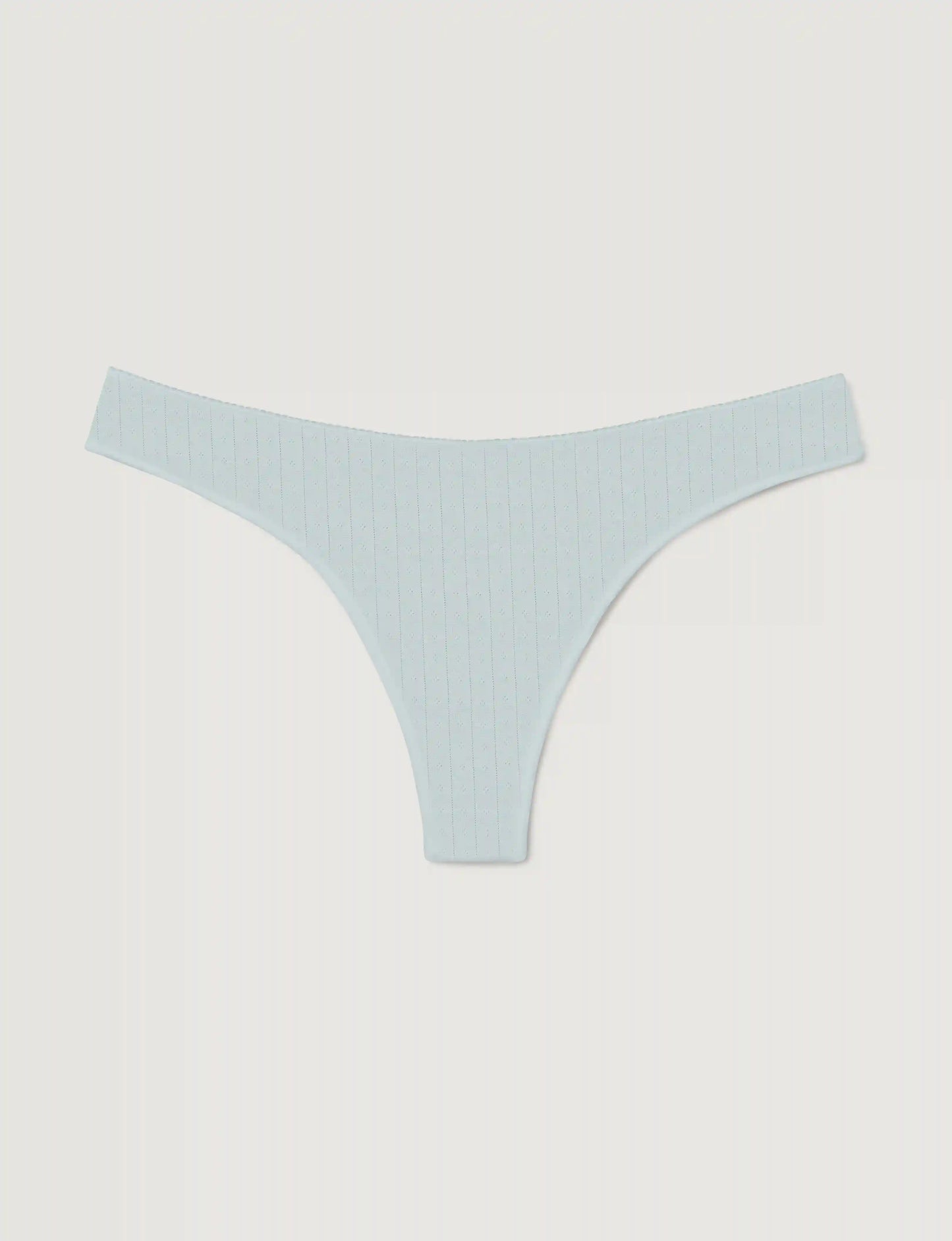 Women's Cotton Pointelle Thong