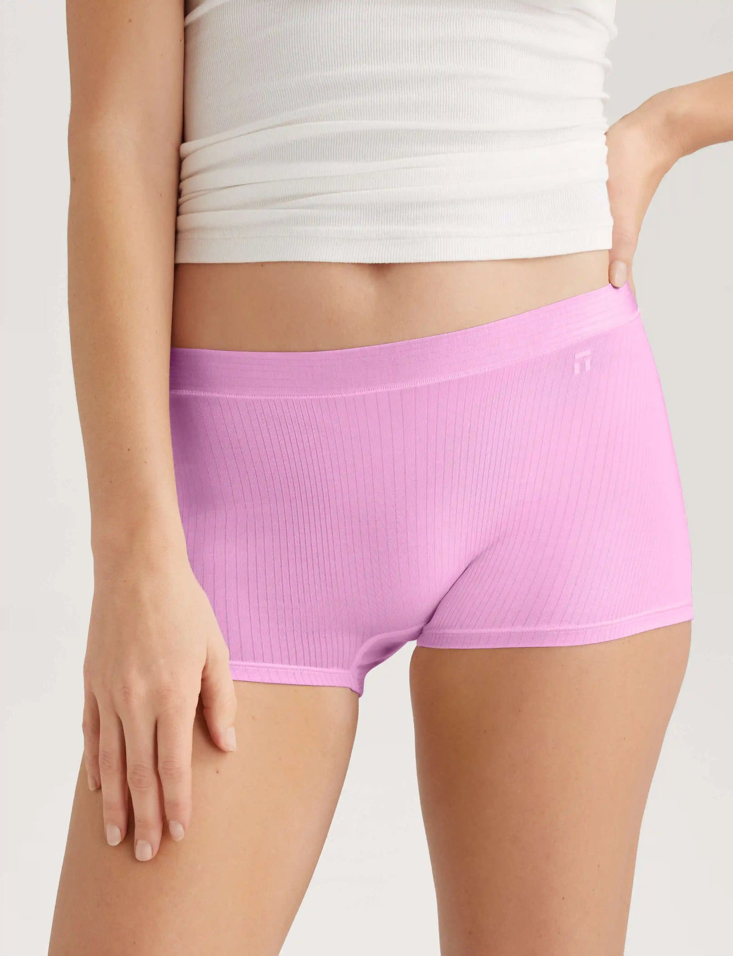 Women's Second Skin Luxe Rib Boyshort